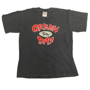 Green Day Pop Disaster Tour 2002‎ Band T Shirt Mens Size Medium Black Gildan